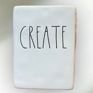 RAE DUNN by magenta ceramic - CREATE - pen and pencil holder